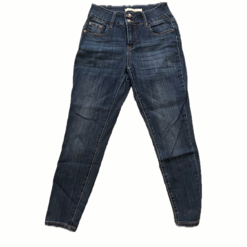 9th & Main Petite High-Rise Skinny Jeans - Dark Wash - size 6